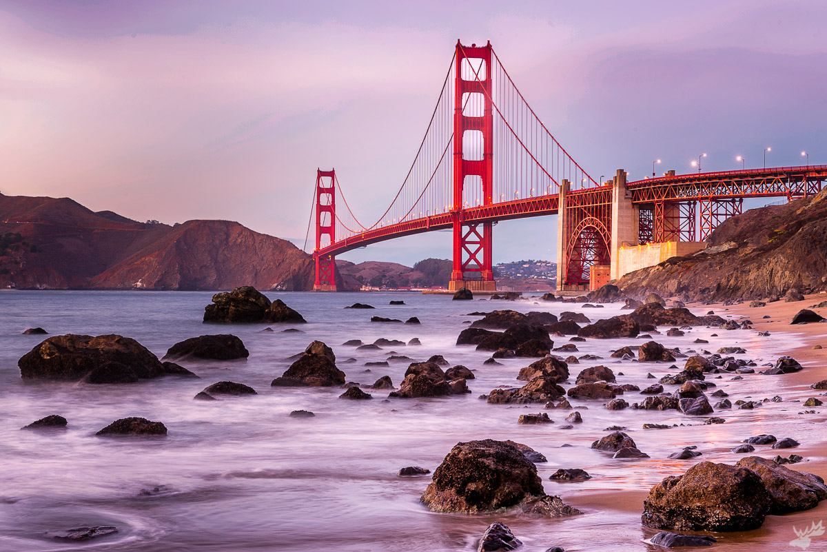 cityscape, cityscapes, Golden Gate Bridge, sunset, fall, bay